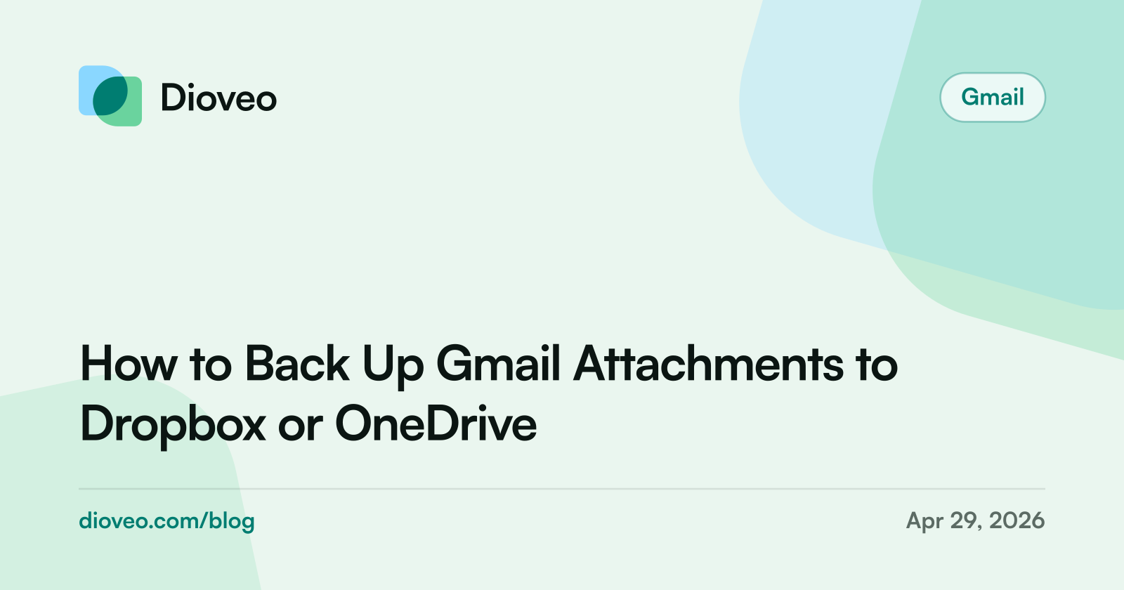 How to Back Up Gmail Attachments to Dropbox or OneDrive